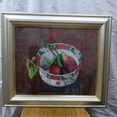 模写] 岸田劉生 肉筆 [郁子(むべ)之図] F8号 鑑定書付き - メルカリ