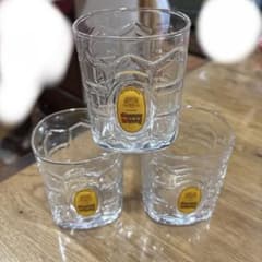 サントリー 角瓶グラス 3個セット ロックグラス ノベルティ 昭和レトロ