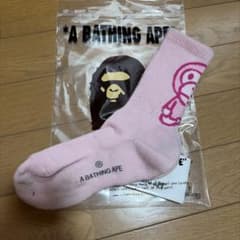 A BATHING APE ソックス ピンクのサムネイル