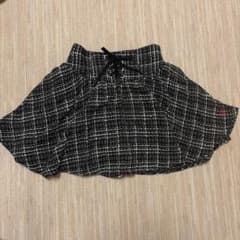 女の子 140 ツイード調 キュロットスカートのサムネイル