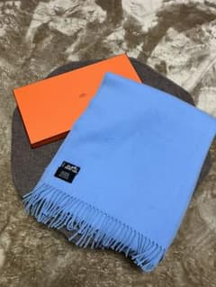 HERMES エルメス　カシミヤ  大判ストールのサムネイル