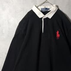 Polo by Ralph Lauren 長袖 ラガーシャツ ブラック XXL