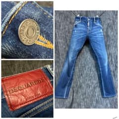 DSQUARED2 スリムジーン ダメージ加工 Dsquared2 slim jean ダメージ加工デニム スリム イタリア製 - メルカリ