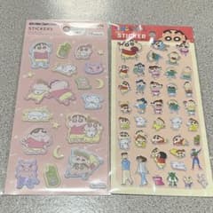 크레용 신짱 푹신푹신 씰 푹신 씰 2점