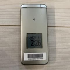 au かんたん携帯 KYF41 本体 シルバー - メルカリ
