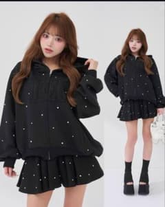 ダーリッチ DDロゴビジュースウェットセットアップ ブラック フリー