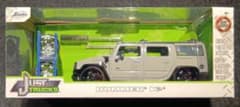 ジェイダトイズ1/24ハマーH2カスタムホイール＆ラック付き☆未開封ミニカー♪ ジェイダトイズ1/24ハマーH2カスタムホイール＆ラック付き☆未開封
