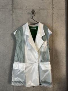 mikiosakabe フラワープリント ノースリーブジャケット - メルカリ