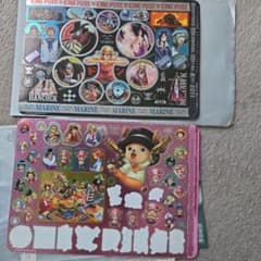 ONE PIECE メモリアルメタルアート 2011 2枚セットのサムネイル