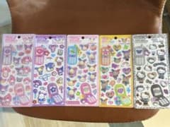 【5枚セット】サンリオ 平成はっぴふぉん ステッカーのサムネイル