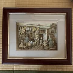 Anton Pieck 3D Art, Framed Shadow Box, Fine Art, Handmade