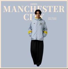 umbro マンチェスター・シティ ナイロンジャケット アンセムジャケット 極美品)UMBRO マンチェスターシティ ナイロンジャケット