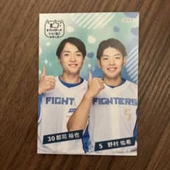 ファイターズ いいね！シリーズ 推し カード トレカ 郡司裕也 野村佑希