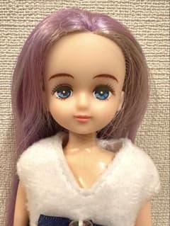 リカちゃんキャッスル パレットF ミックスヘア ラベンダー×シルバー 本体のサムネイル