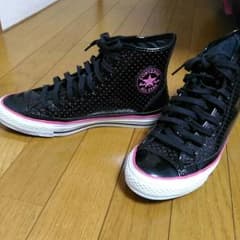 taka様専用　コンバース　クロ＆ピンクのサムネイル