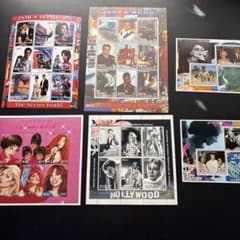 映画など芸能関連の未使用切手シート6枚 外国切手 - メルカリ