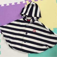 COMME CA ISM★ポンチョ★ボーダーのサムネイル