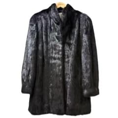 Taka shimaya ミンクコート リアルファー 黒艶 本毛皮 柔らか - メルカリ