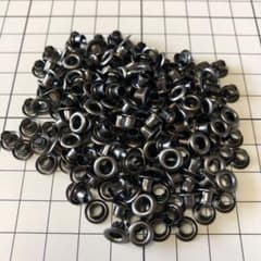 ハトメ 大１００個売り 黒メッキ 国産品 片面のサムネイル