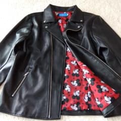 美品 東京ディズニーリゾート ミッキー ライダース ジャケット