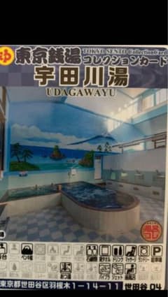 東京銭湯コレクションカード 入船湯　中央04 世田谷04 宇田川湯 東京銭湯コレクションカード 風呂コレ 銭湯カード