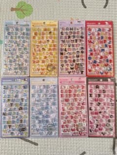 サンリオ ボンボンドロップシール 文字 8種セットのサムネイル