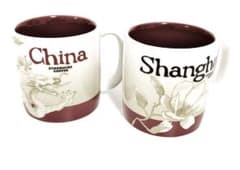 未使用 美品 スターバックス ペア マグカップ デミタスカップ 中国 上海のサムネイル