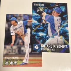 カルビー プロ野球チップス 達孝太 清宮幸太郎 2枚セットのサムネイル