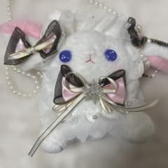ロリータ バッグ うさぎ 白黒のサムネイル