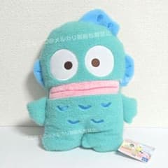 ハンギョドン　ふわもこワッペンBIGぬいぐるみ　サンリオ　キャラクターズ　新品