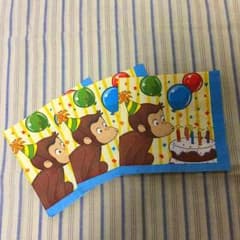おさるのジョージ ペーパーナプキン 3枚セットのサムネイル