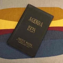 古い手帳 フランス agenda 1928のサムネイル
