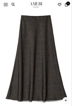 AMERI VINTAGE LEOPARD BIAS NARROW SKIRTのサムネイル