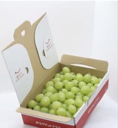 シャインマスカット　粒　長野県産　1kg(箱込み）訳ありのサムネイル