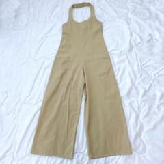 美品 25ss SpickandSpan コットンツイルガーメントダイサロペット  