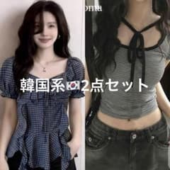 【送料込み！】SHEIN 韓国系2点まとめ売りセット(M)のサムネイル