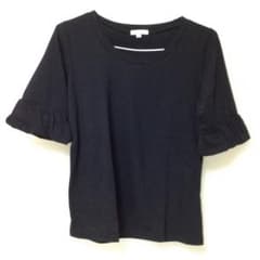 明日発送♡袖が可愛い 黒シャツのサムネイル