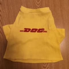 DHL 風　ワンちゃんTシャツのサムネイル