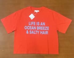 【新品】ZARA 半袖 Tシャツ オレンジ 164cm 新品タグ付きのサムネイル
