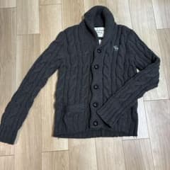 Abercrombie & Fitch ケーブルニットカーディガン Lのサムネイル
