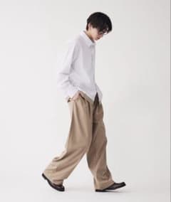 【新品未使用】　★Adoon plain メンズ　スラックス ベージュ