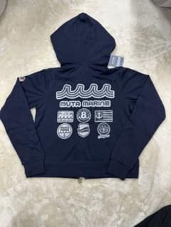 MUTA MARINE ジップアップパーカー ネイビー Fサイズのサムネイル