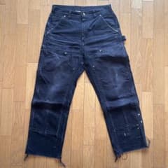 Carhartt カーハート　ダブルニー　ブラック　黒　鬼フェード　雰囲気 Carhartt カーハート ダブルニー ブラック 黒 鬼フェード 雰囲気