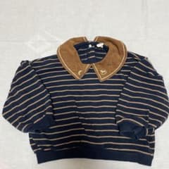 Cottoli ボーダー トレーナー 100cmのサムネイル