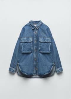 ZARA デニムシャツジャケット XS ザラのサムネイル