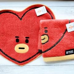 BT21 수건 무료 포장 포함 선물도 세트