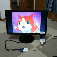 4/30まで値下げ！PCモニターとiPhone変換アダプターのサムネイル