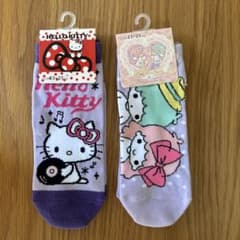 サンリオ ソックス 2足セット ハローキティ キキララ