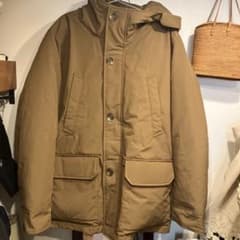 メンズ ダウンジャケット ベージュ XLサイズ　美品のサムネイル