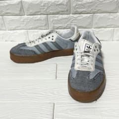 adidas アディダス SAMBA デニム ジップ 27cm ガムソール